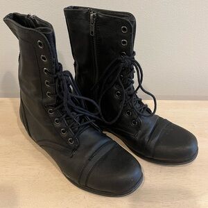 Madden Girl Gamer Combat Boots